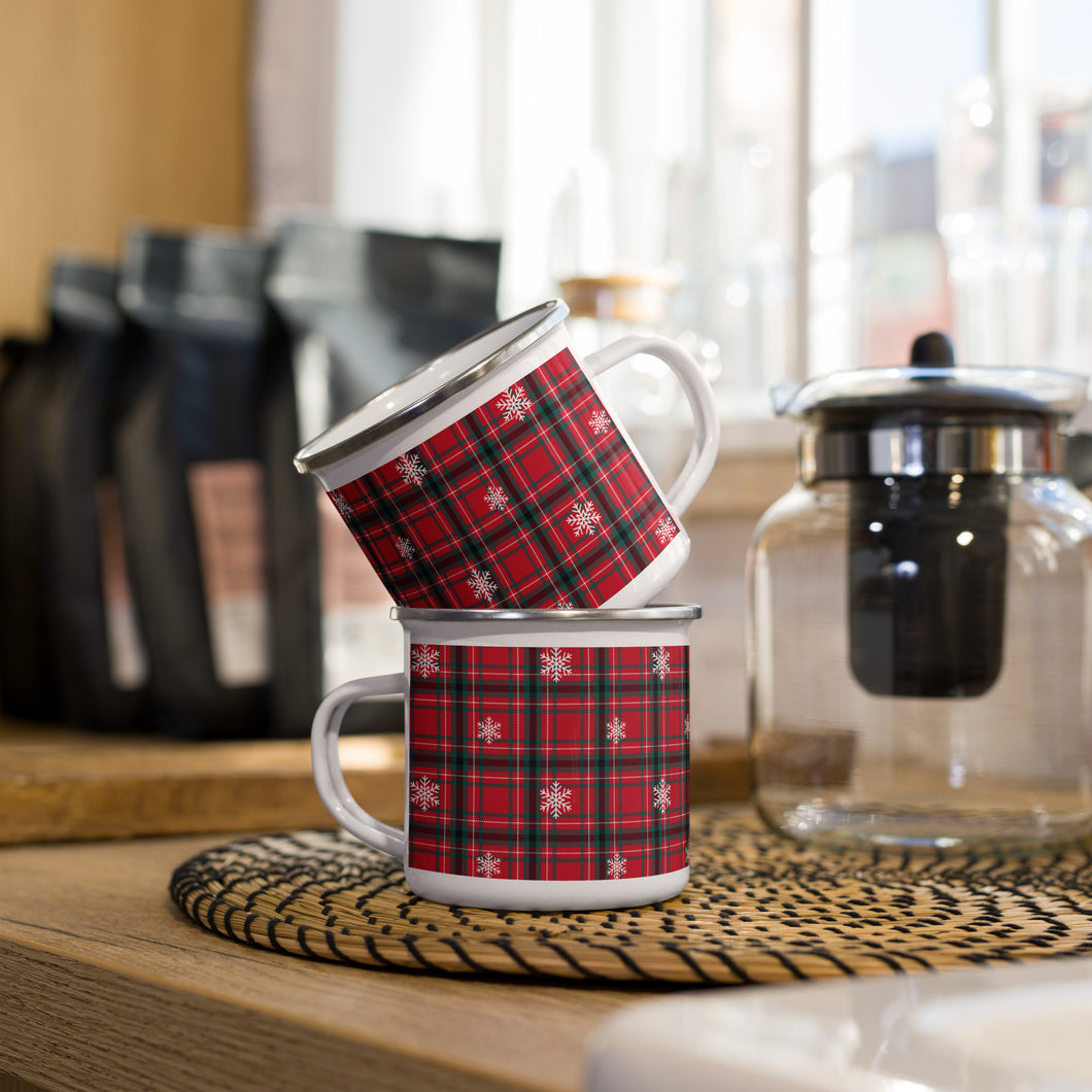 Enamel Christmas Mug